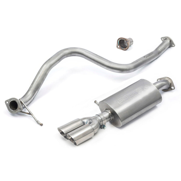 Ford Fiesta (Mk8) 1L EcoBoost ST-Line (ST Style) Twin Tip GPF Back Performance Exhaust - Wayside Performance 