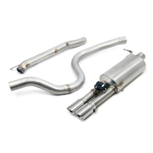 Cobra Sport Ford Fiesta (Mk8.5) (2022-23) ST Cat Back Valved Performance Exhaust - Wayside Performance 