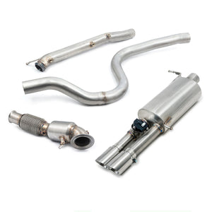 Cobra Sport Ford Fiesta (Mk8.5) (2022-23) ST Turbo Back (Valved) Performance Exhaust - Wayside Performance 