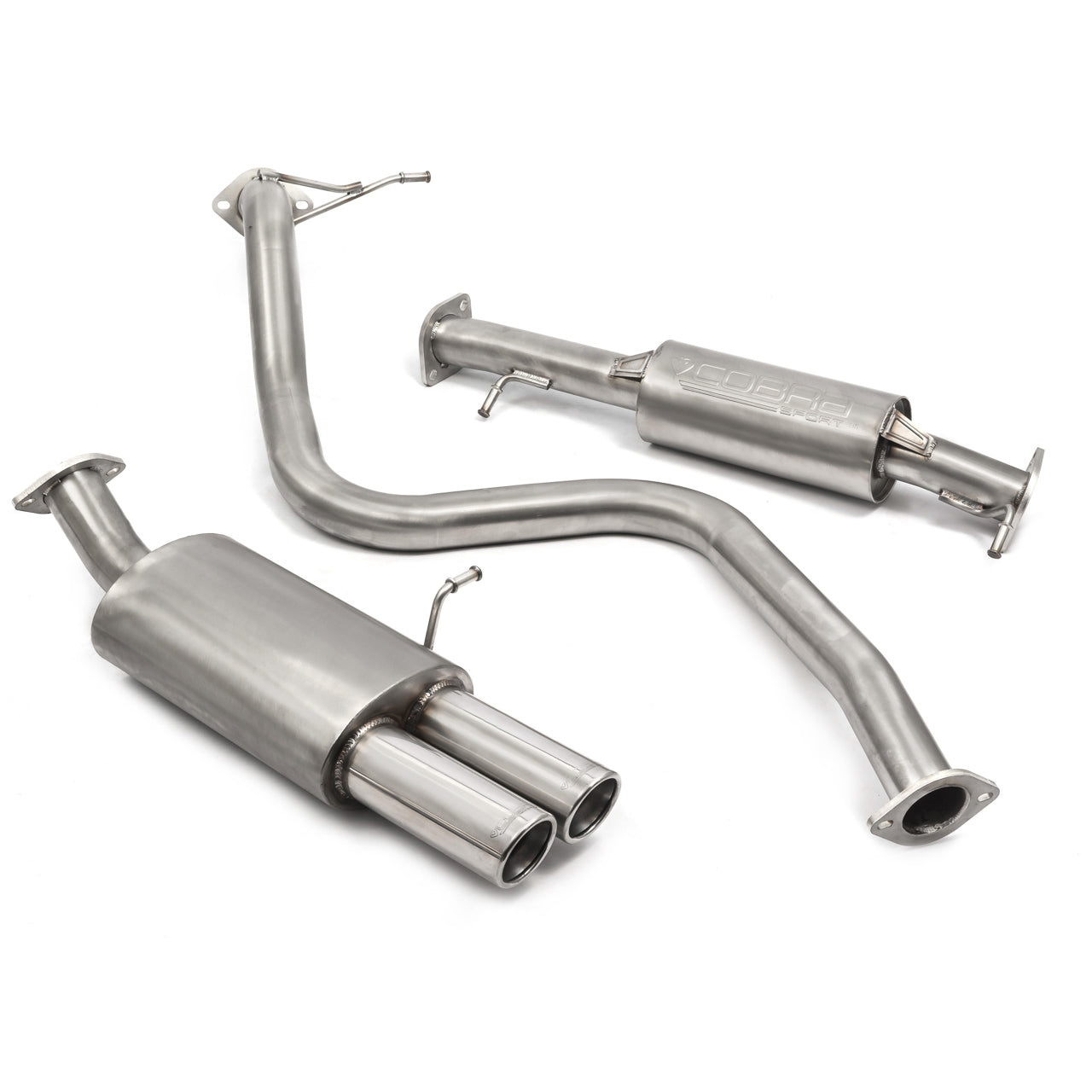 Cobra Sport Ford Fiesta (Mk7) ST 180/200 (2.5") Cat Back Performance Exhaust - Wayside Performance 