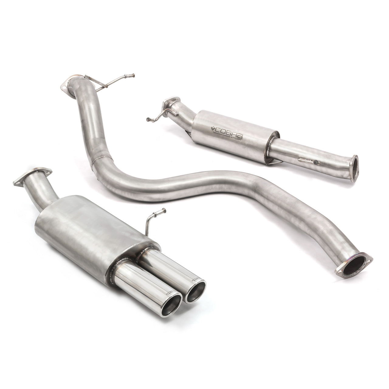 Cobra Sport Ford Fiesta (Mk7) ST 180/200 (3") Cat Back Performance Exhaust - Wayside Performance 