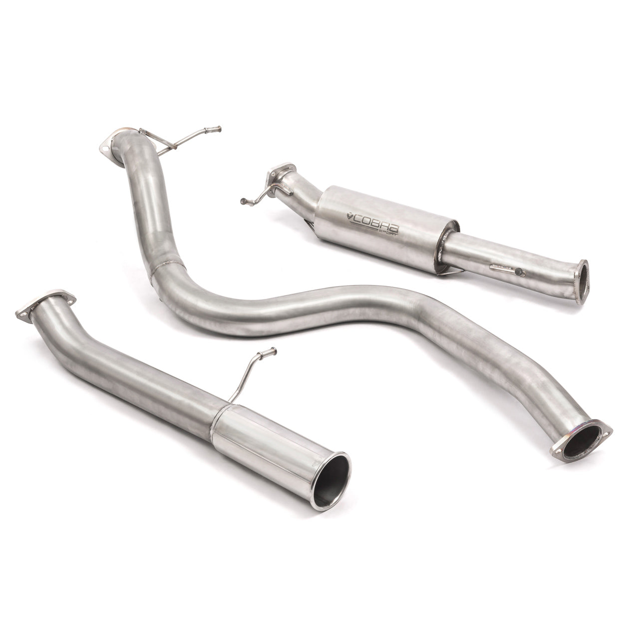Cobra Sport Ford Fiesta (Mk7) ST 180/200 Venom Box Delete Race (3") Cat Back Performance Exhaust - Wayside Performance 