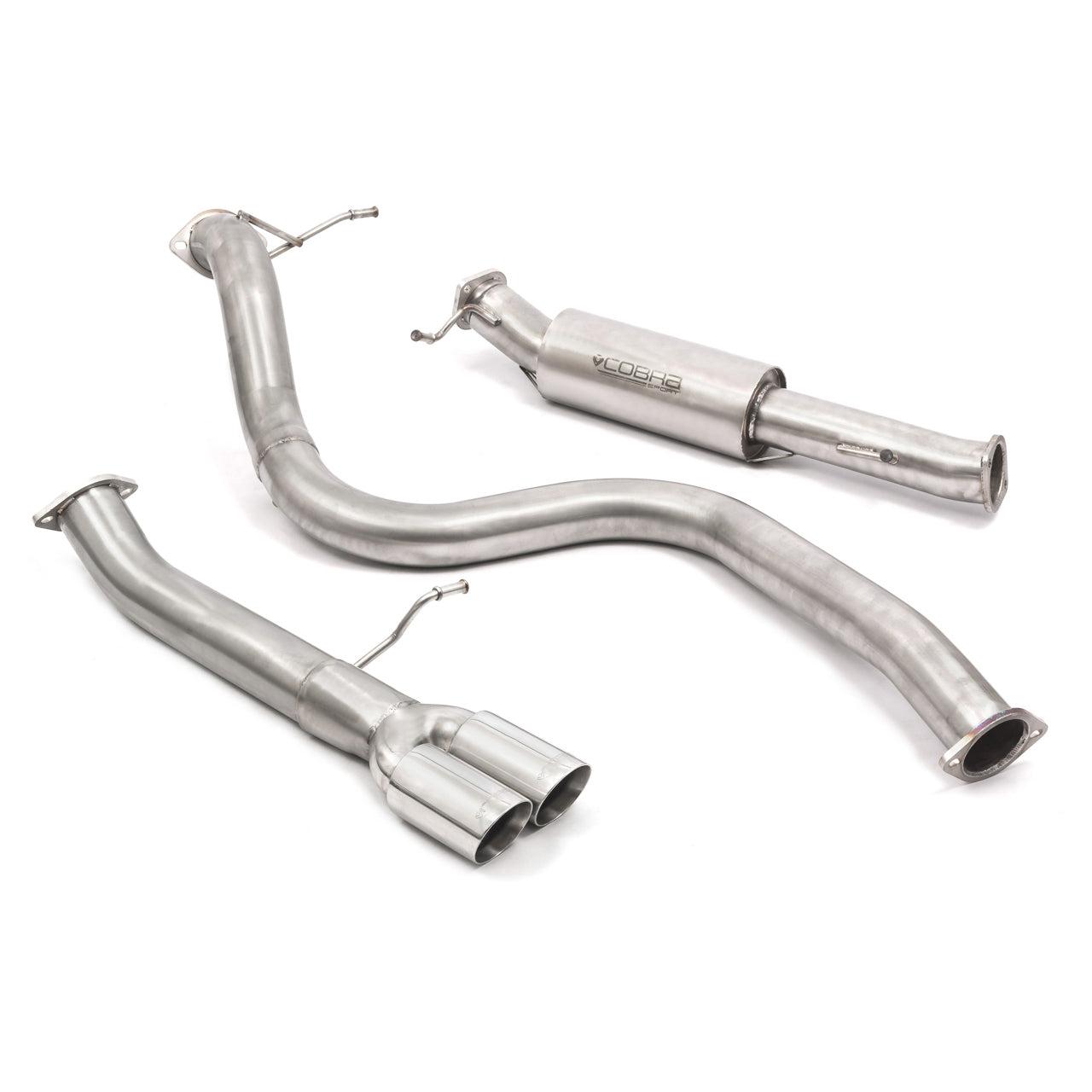 Cobra Sport Ford Fiesta (Mk7) ST 180/200 Venom Box Delete Race (3") Cat Back Performance Exhaust - Wayside Performance 