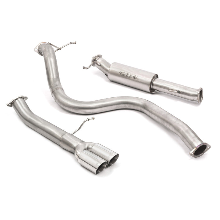Cobra Sport Ford Fiesta (Mk7) ST 180/200 Venom Box Delete Race (3") Cat Back Performance Exhaust - Wayside Performance 