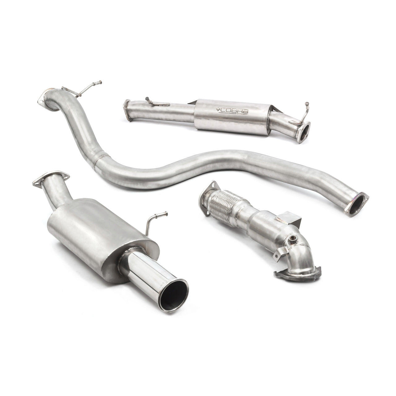 Cobra Sport Ford Fiesta (Mk7) ST 180/200 Turbo Back Performance Exhaust - Wayside Performance 