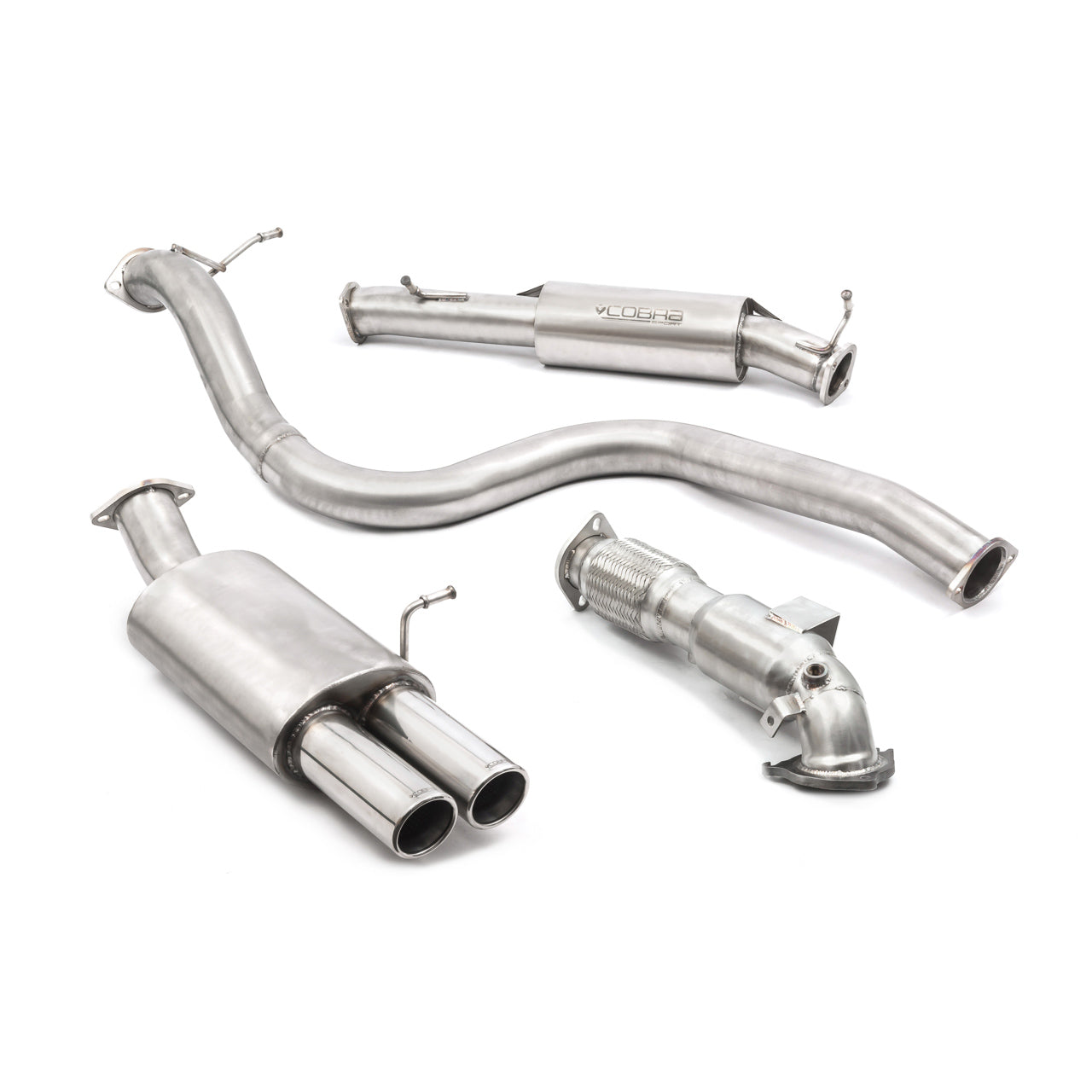 Cobra Sport Ford Fiesta (Mk7) ST 180/200 Turbo Back Performance Exhaust - Wayside Performance 