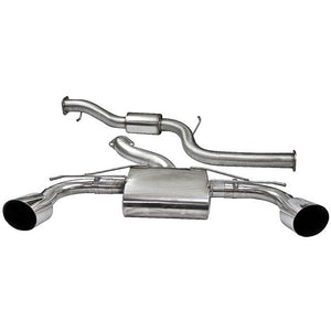 Cobra Sport Ford Focus RS (Mk2) Cat Back Performance Exhaust - Wayside Performance 