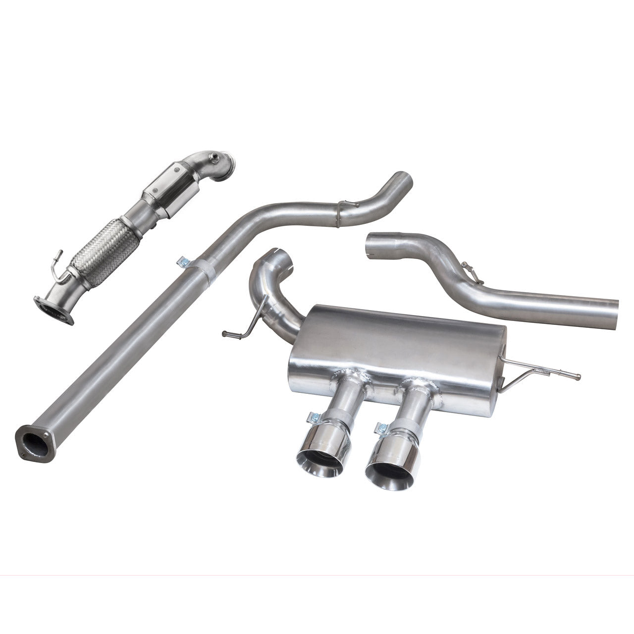 Cobra Sport Ford Focus ST 250 (Mk3) Turbo Back Performance Exhaust - Wayside Performance 