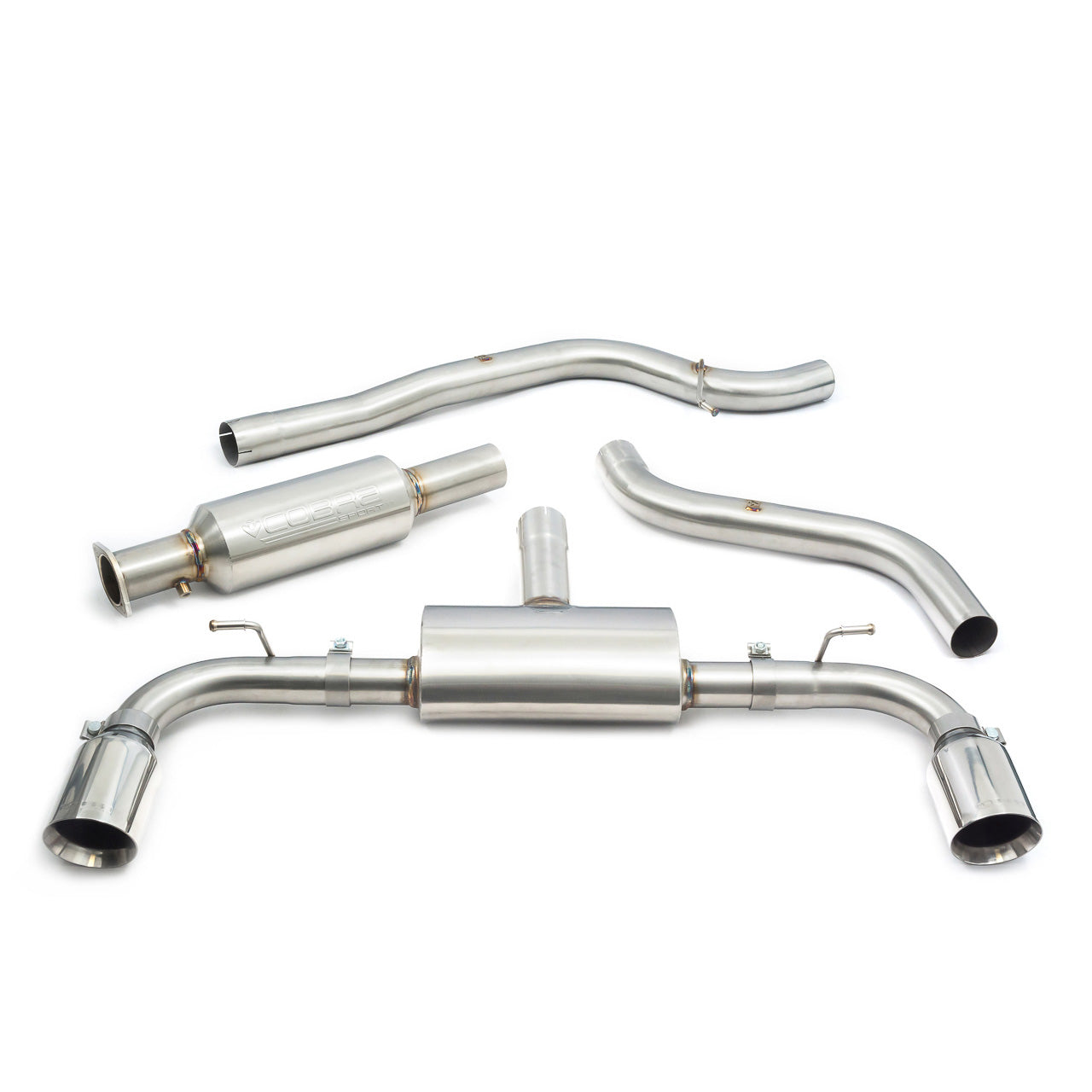 Cobra Sport Ford Focus ST (Mk4) Cat Back Performance Exhaust - Wayside Performance 