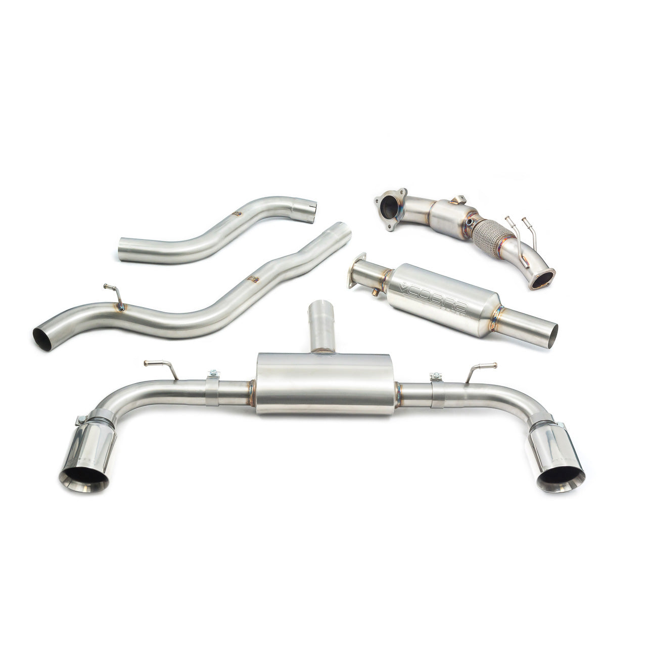 Cobra Sport Ford Focus ST (Mk4) Turbo Back Performance Exhaust - Wayside Performance 