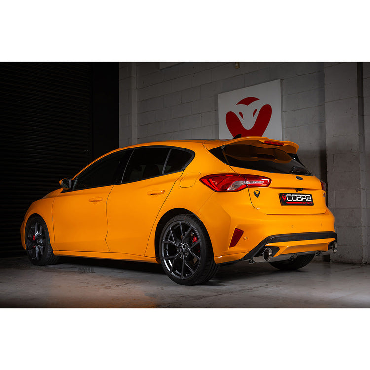 Cobra Sport Ford Focus ST (Mk4) Venom Box Delete Race Cat Back Performance Exhaust - Wayside Performance 