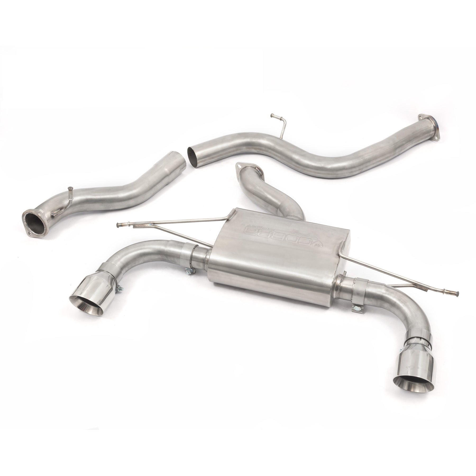 Cobra Sport Ford Focus ST 225 (Mk2) Cat Back Performance Exhaust - Wayside Performance 