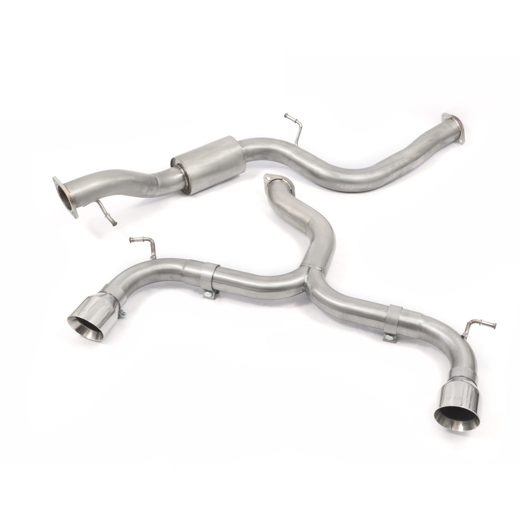Cobra Sport Ford Focus ST 225 (Mk2) Venom Box Delete Cat Back Race Tube Performance Exhaust - Wayside Performance 