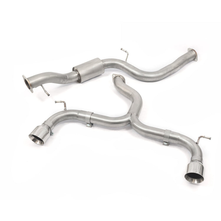 Cobra Sport Ford Focus ST 225 (Mk2) Venom Box Delete Cat Back Race Tube Performance Exhaust - Wayside Performance 