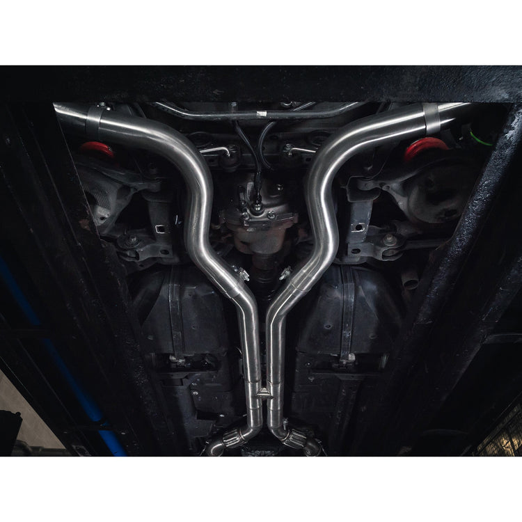 Cobra Sport Ford Mustang 5.0 V8 GT Fastback (2015-18) Non-Valved 3" Cat Back Performance Exhaust - Wayside Performance 