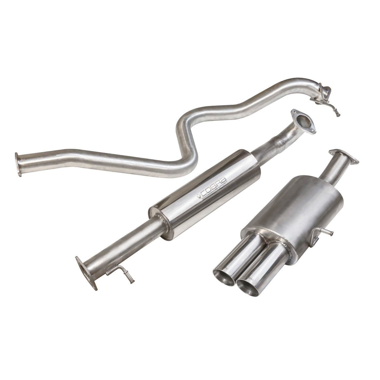 Cobra Sport Ford Fiesta (MK7) ST180 Style 1L EcoBoost Catback Performance Exhaust - Wayside Performance 