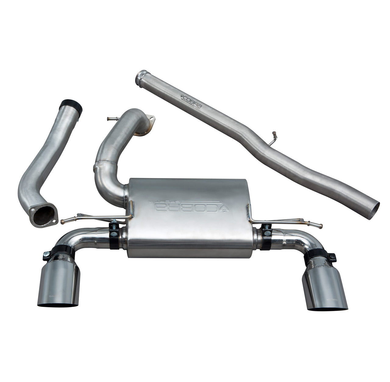Cobra Sport Ford Focus RS (MK3) Cat Back Performance Exhaust - Wayside Performance 