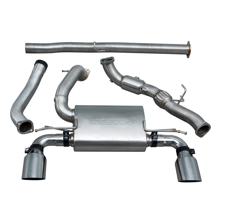 Cobra Sport Ford Focus RS (MK3) Turbo Back Performance Exhaust - Wayside Performance 
