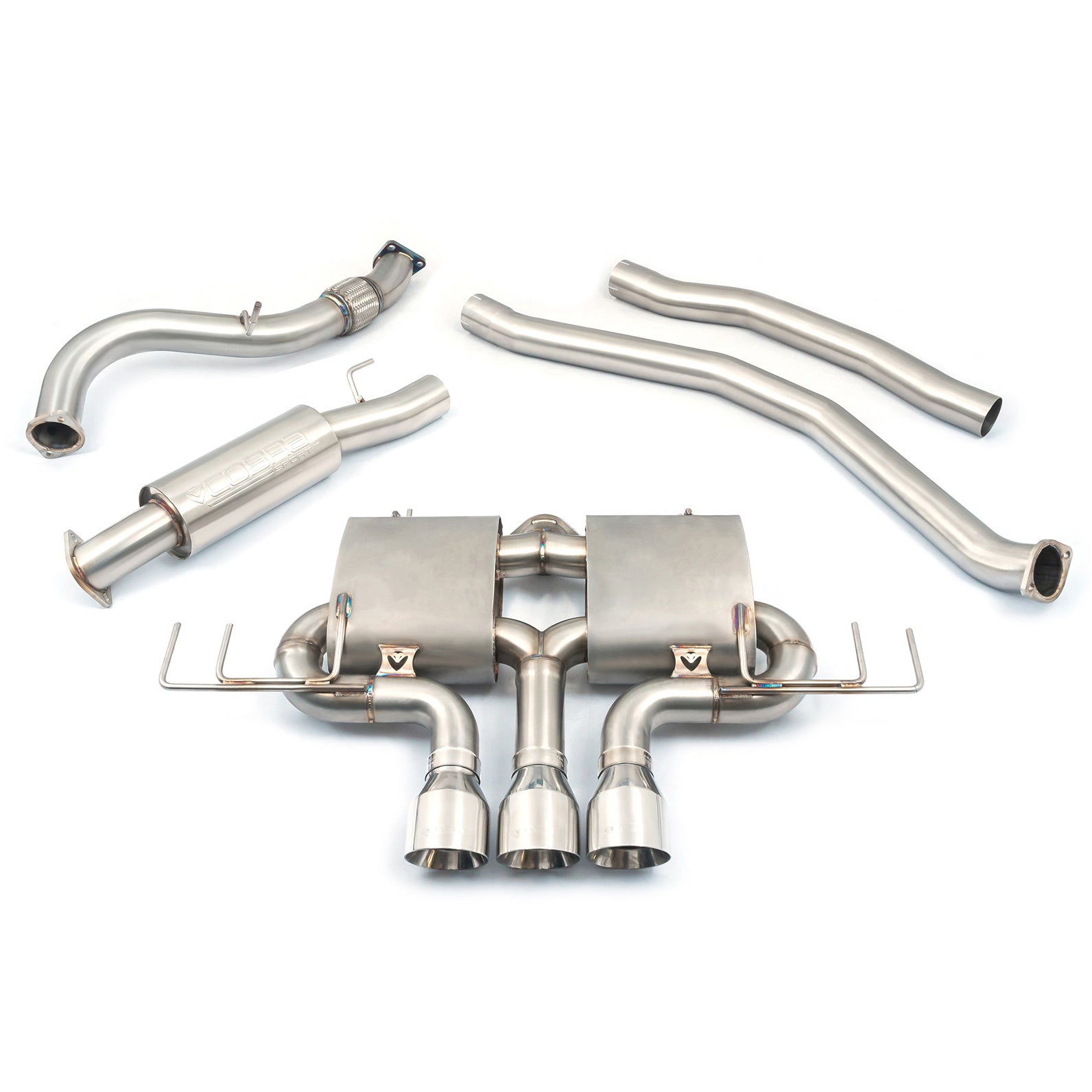 Cobra Sport Honda Civic Type R (FK8) RHD Pre-GPF Models Cat Back Performance Exhaust - Wayside Performance 