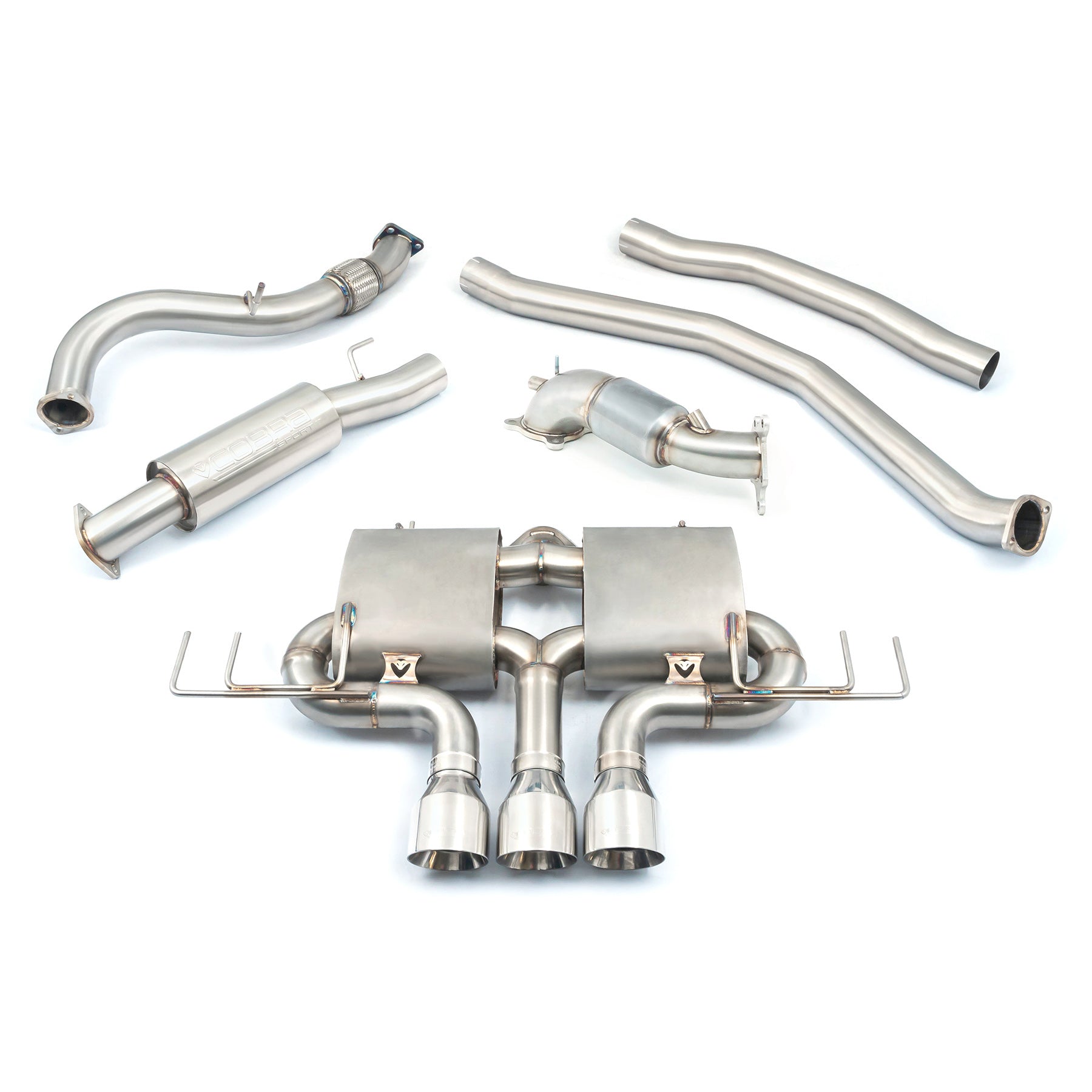 Cobra Sport Honda Civic Type R (FK8) RHD (Pre-GPF) Turbo Back Performance Exhaust - Wayside Performance 