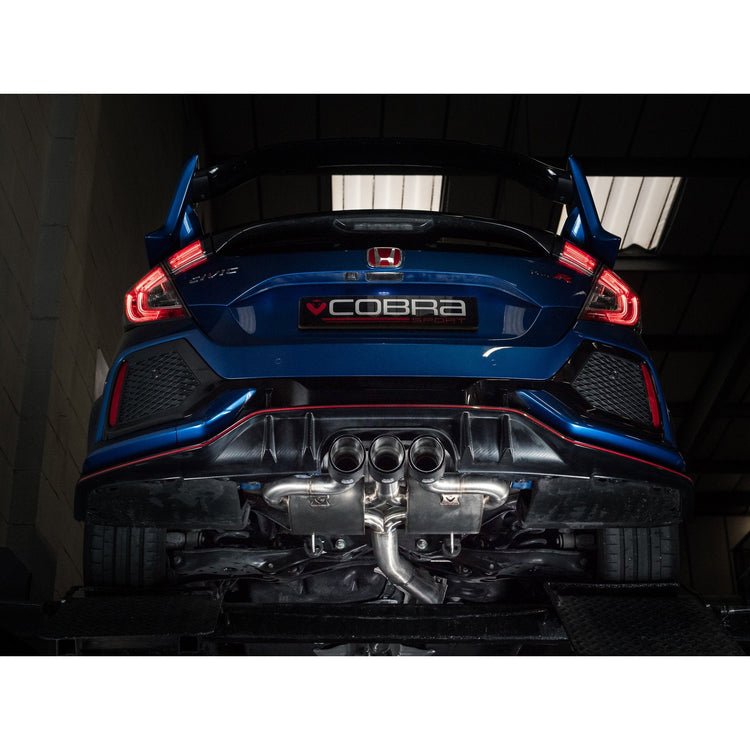 Cobra Sport Honda Civic Type R (FK8) RHD (Pre-GPF) Turbo Back Performance Exhaust - Wayside Performance 