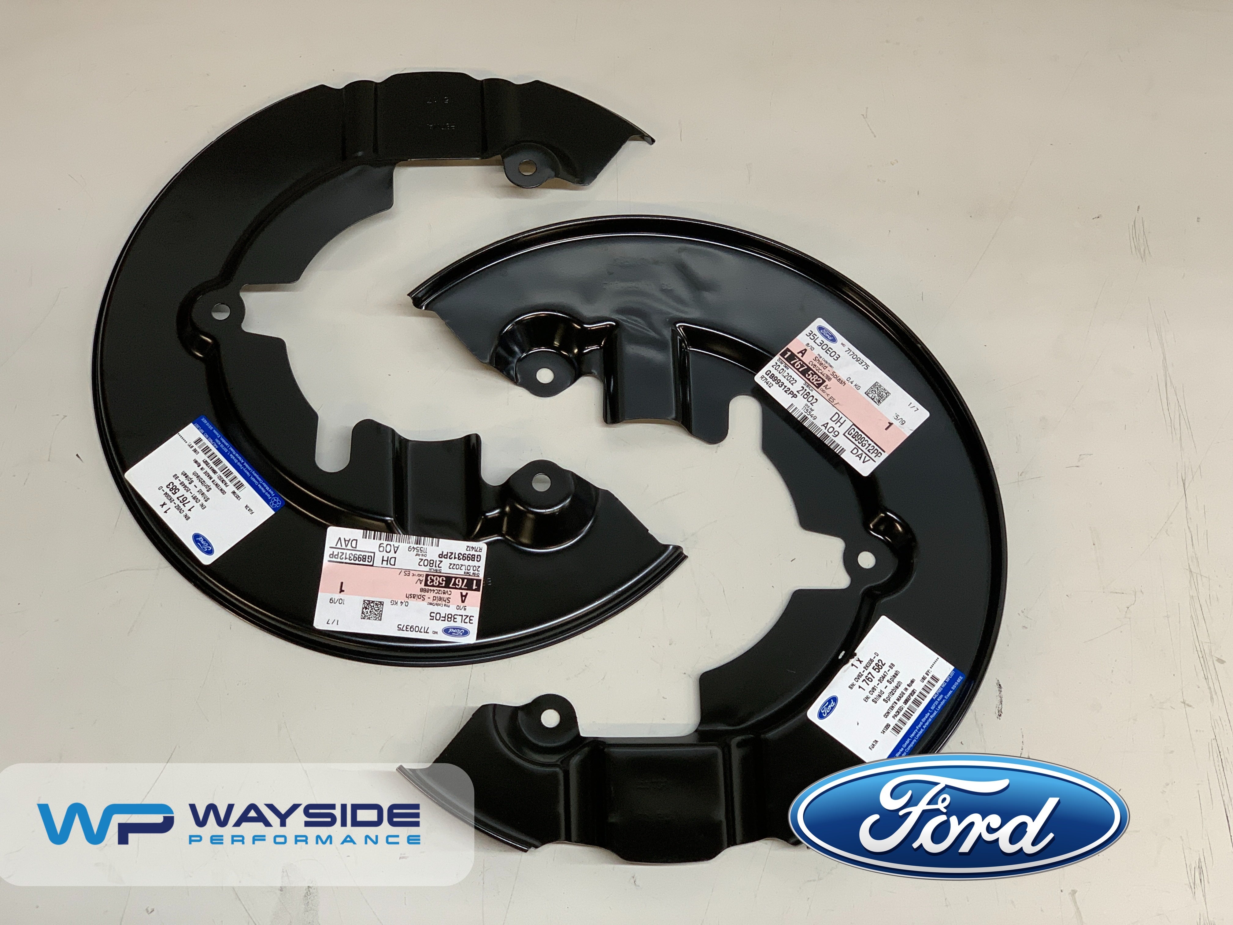 Ford Focus MK3 ST Front Brake Splash Shields - Wayside Performance 