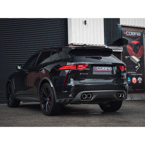Cobra Sport Jaguar F-Pace SVR Resonator Delete Performance Exhaust Pipe - Wayside Performance 