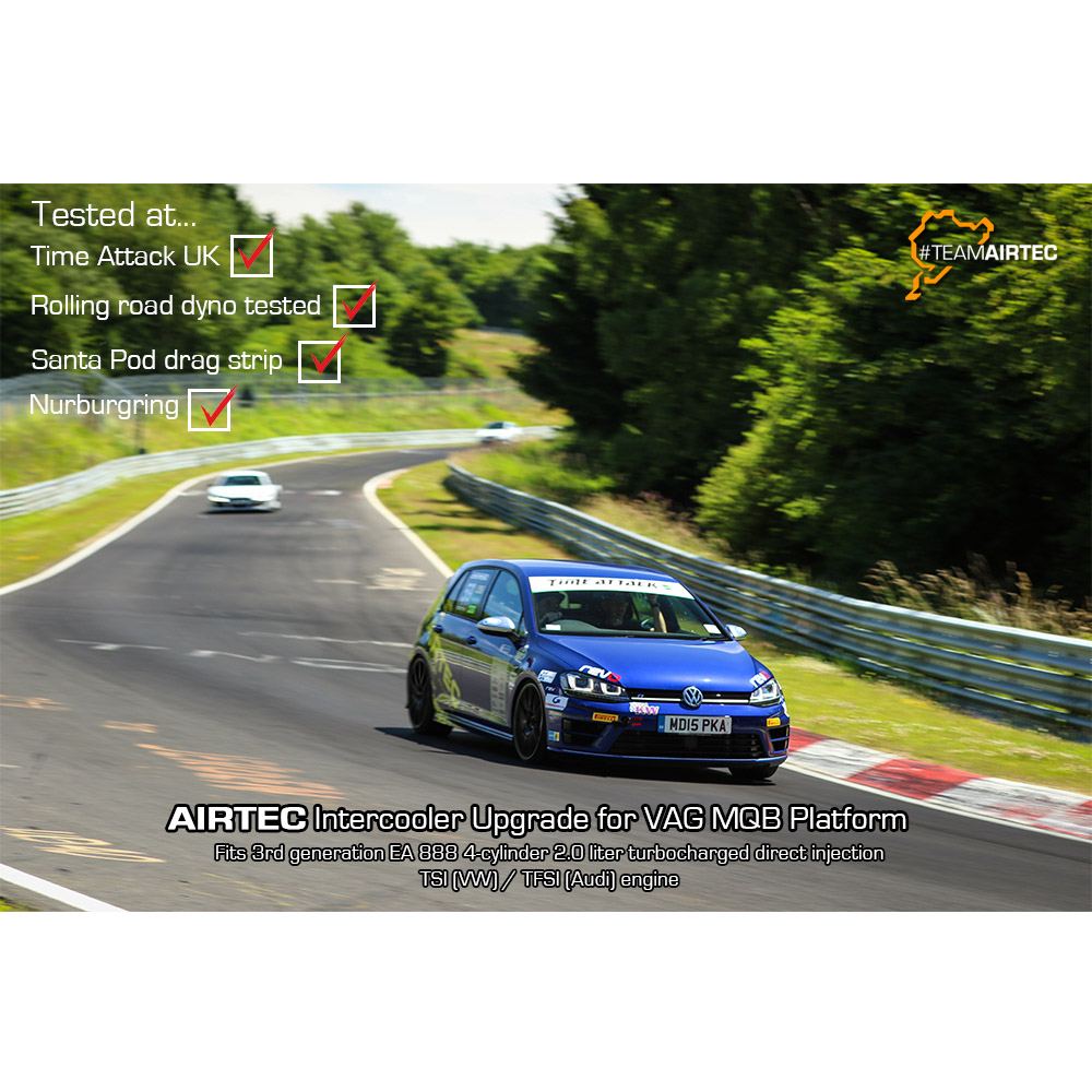 Airtec Motorsport Ea888 Mqb Platform Intercooler and Big Boost Pipe Package - Wayside Performance 
