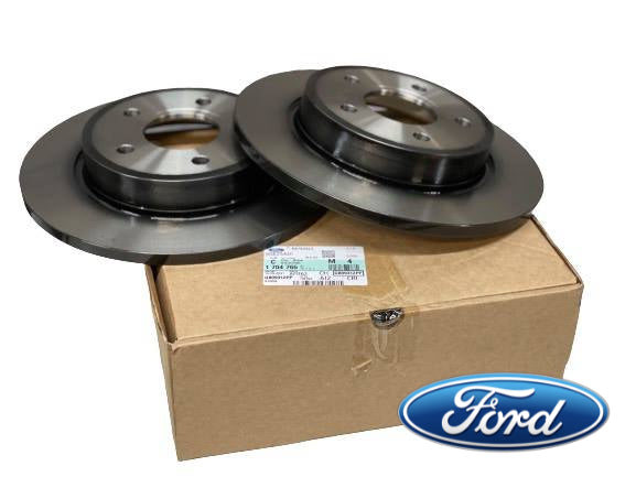 Genuine Ford MK3 Focus ST ST250 Rear brake discs pair - Wayside Performance 