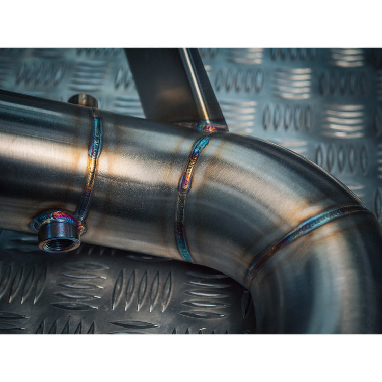 Cobra Sport Mercedes-AMG CLA 45 S Front Downpipe Sports Cat / De-Cat Performance Exhaust - Wayside Performance 