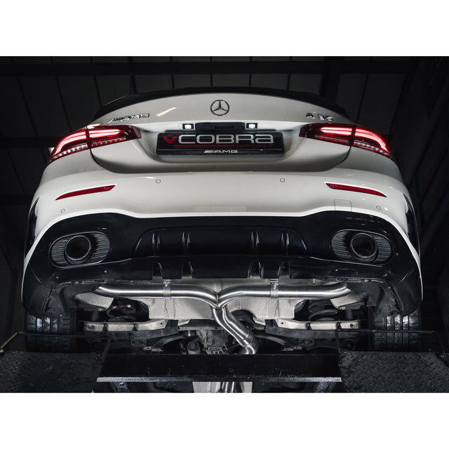 Cobra Sport Mercedes-AMG A 35 Saloon Venom Cat Back Performance Exhaust - Wayside Performance 