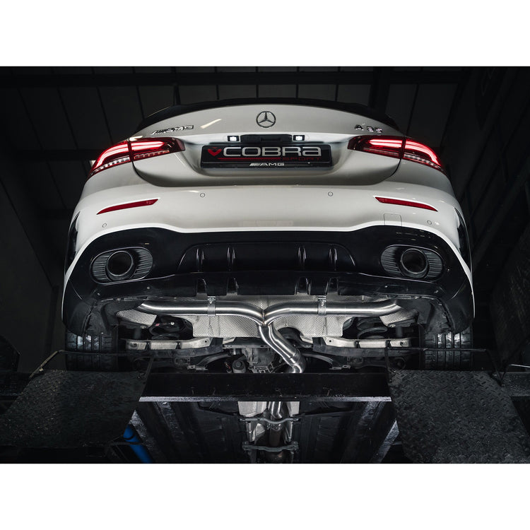 Cobra Sport Mercedes-AMG A 35 Saloon GPF Back Rear Box Delete Race Performance Exhaust - Wayside Performance 