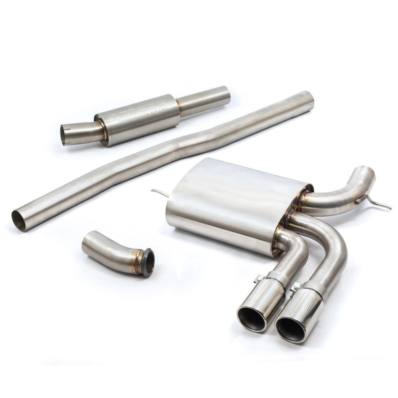 Cobra Sport Mini GP3 (Mk3) JCW (F56) 3" Cat Back Performance Exhaust - Wayside Performance 