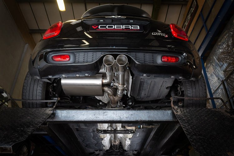Cobra Sport Mini (Mk3) Cooper S / JCW (F56 LCI) Facelift 3" Valved Cat Back Performance Exhaust - Wayside Performance 