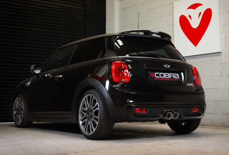 Cobra Sport Mini (Mk3) Cooper S / JCW (F56 LCI) Facelift 3" Valved Cat Back Performance Exhaust - Wayside Performance 