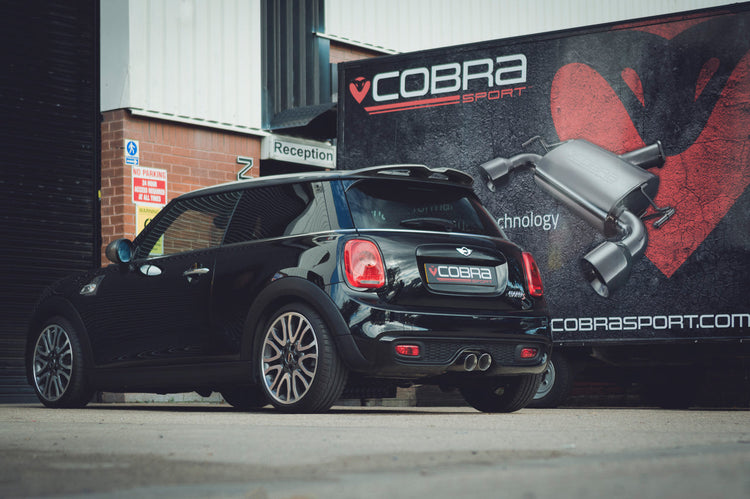 Cobra Sport Mini (Mk3) Cooper S / JCW (F56 LCI) Facelift 3" Valved Cat Back Performance Exhaust - Wayside Performance 