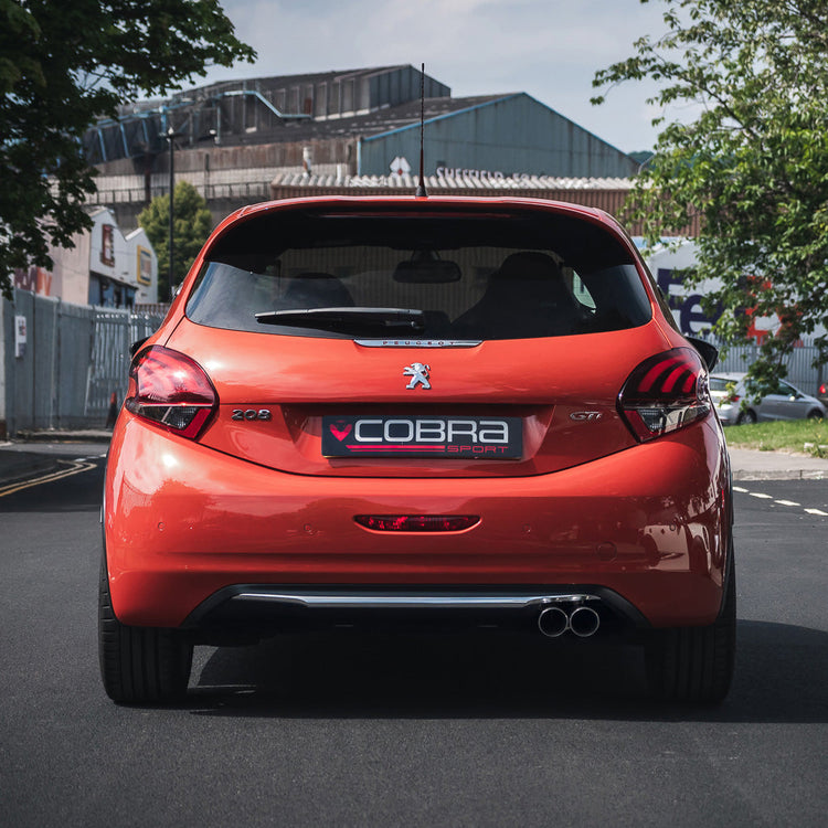 Cobra Sport Peugeot 208 GTi 1.6T Cat Back Performance Exhaust - Wayside Performance 