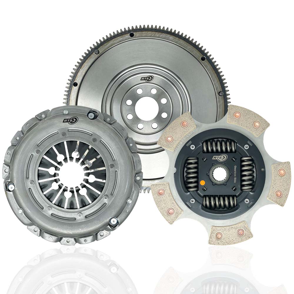 RTS Performance SMF Clutch Kit with Single Mass Flywheel – Ford Focus ST225/2.5 RS/RS500 (MK2) – Twin Friction or 5 Paddle (RTS-6500SMF) - Wayside Performance 