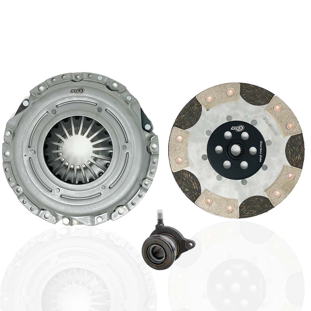 RTS Performance Clutch Kit Including slave cylinder – Ford MK2 Focus ST ST225 2.5 RS – HD, Twin Friction or 5 Paddle (RTS-6500DMF) - Wayside Performance 
