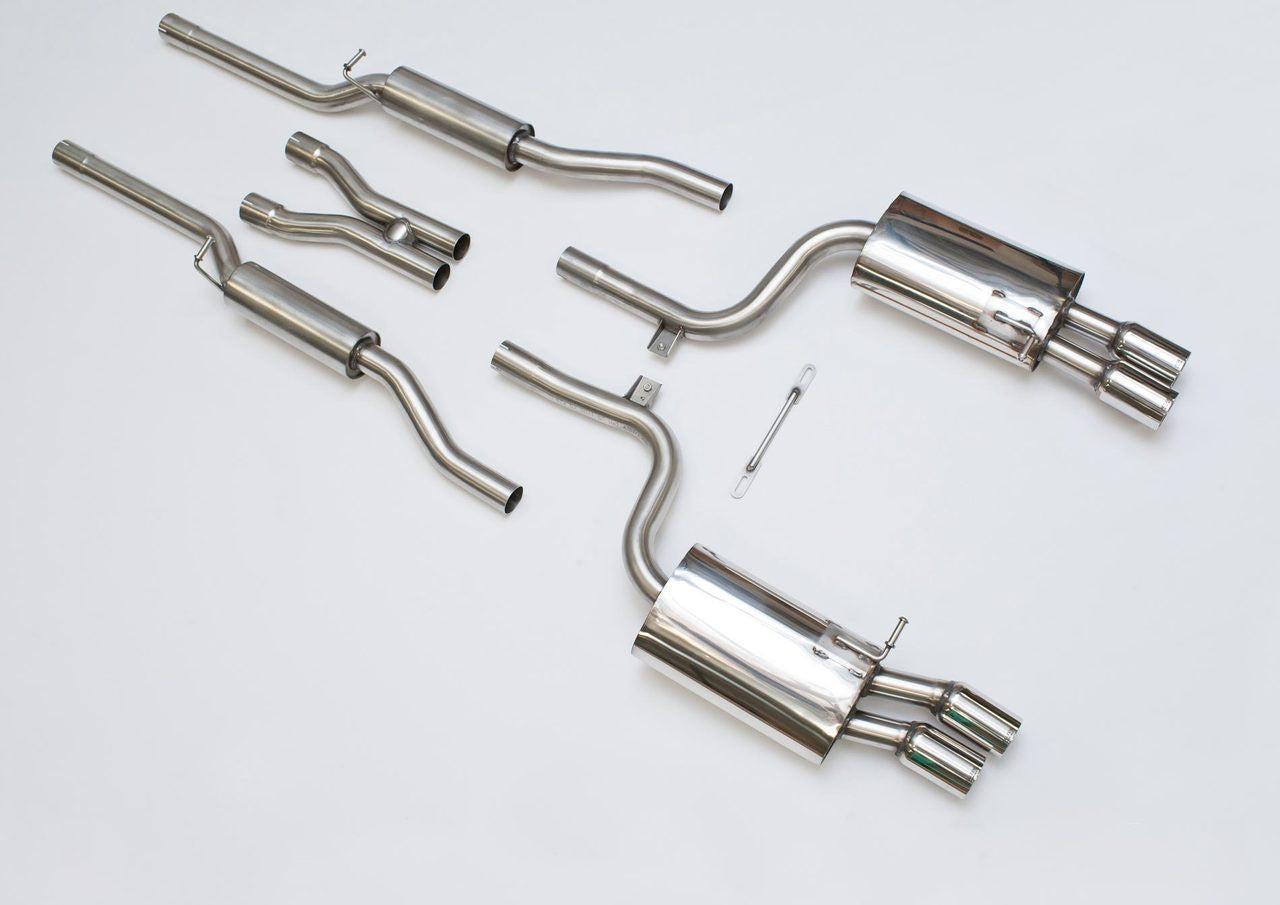 Milltek Cat-Back Exhaust - Audi S4 (B7) - Wayside Performance 
