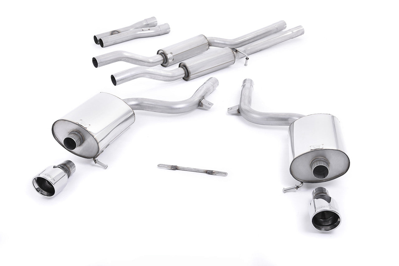 Milltek Cat-Back Exhaust for Audi A4 3.0 V6 (B6) Quattro - Wayside Performance 