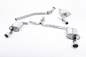 Milltek Cat-Back Exhaust for Audi A4 2.0 TFSI S line B8 - Wayside Performance 