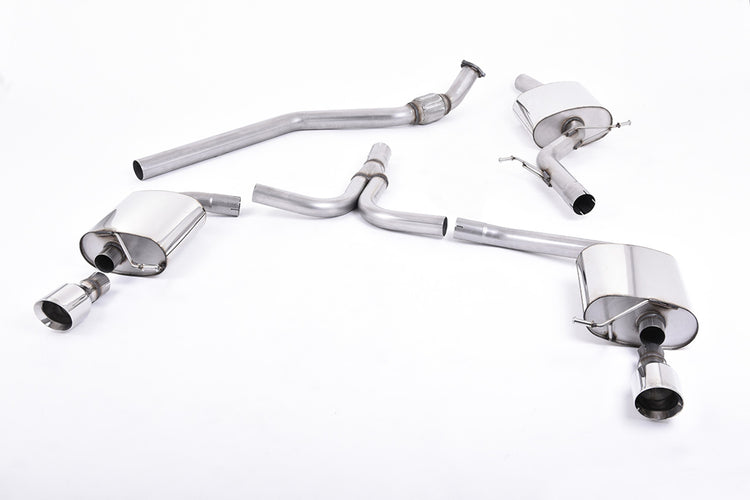 Milltek Cat-Back Exhaust for Audi A4 2.0 TFSI S line B8 - Wayside Performance 