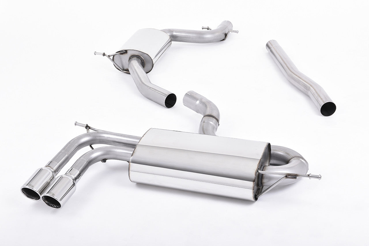 Milltek Cat Back Exhaust for Audi A3 (8P) 1.8TSI 3-Door - Wayside Performance 
