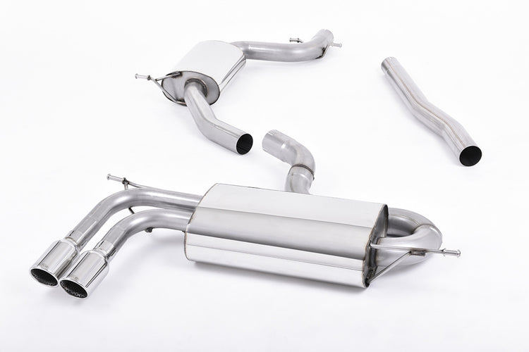 Milltek Cat Back Exhaust for Audi A3 (8P) 1.8TSI 3-Door - Wayside Performance 