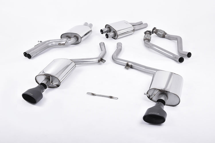 Milltek Cat-Back Exhaust - Audi S4 (B8) - Wayside Performance 