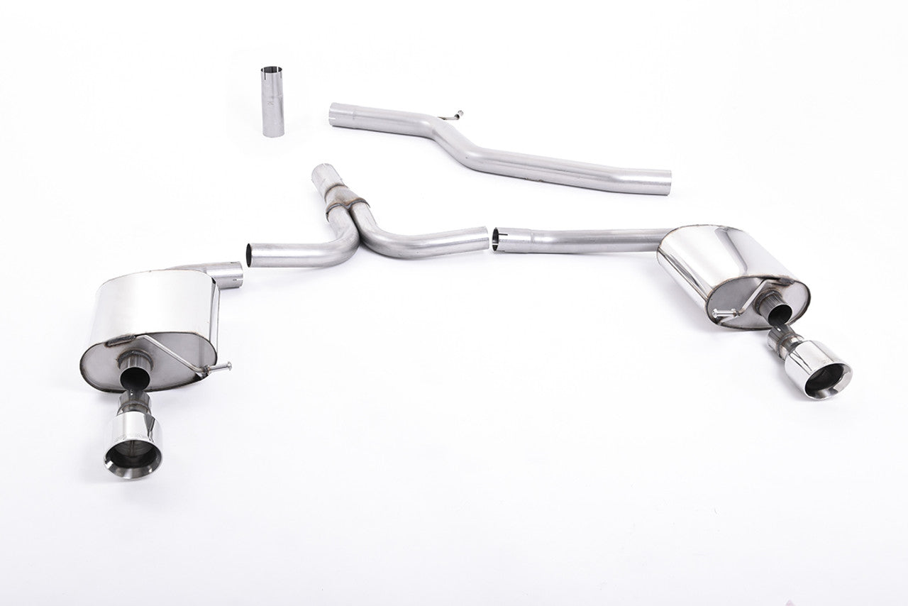 Milltek Cat-Back Exhaust for Audi A4 (B8) 3.0 TDI Quattro - Wayside Performance 