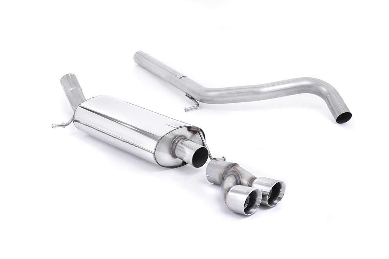 Milltek Cat-Back Exhaust for Audi A1 S line 1.4 TFSI 122PS - Wayside Performance 