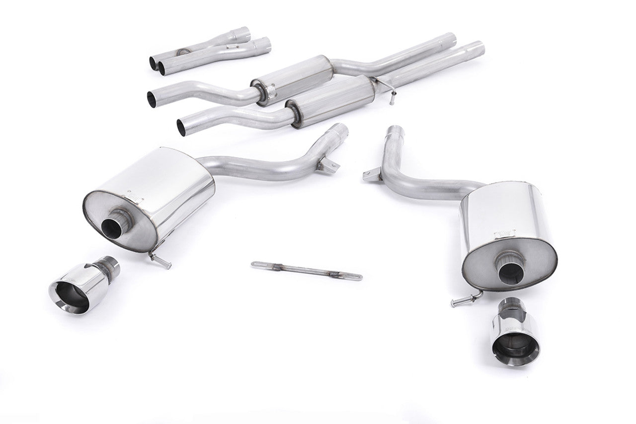 Milltek Cat-Back Exhaust for Audi A4 3.0 V6 (B6) Quattro - Wayside Performance 