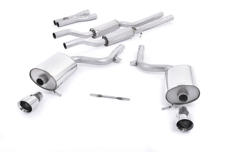 Milltek Cat-Back Exhaust for Audi A4 3.0 V6 (B6) Quattro - Wayside Performance 